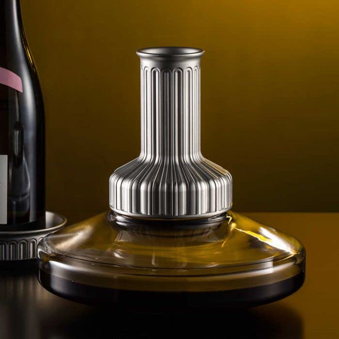 Royal Selangor Handcrafted Pewter Decanter - Vienna Collection Luxury Alcohol Beverage Dispenser for Whiskey, Wine & Cocktails - Perfect for Home Bar, Wedding Gifts & Anniversary Presents