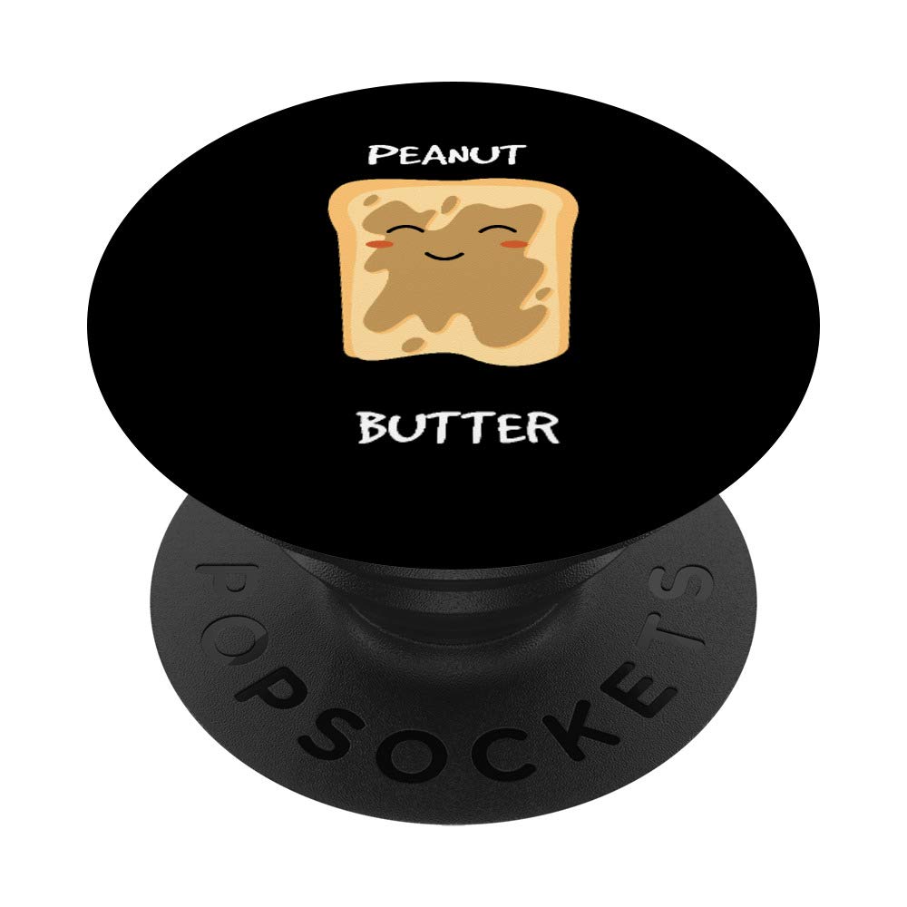 Peanut Butter and Jelly Matching Couple Best Friend Phone Grip - Swappable PopSockets PopGrip for iPhone, Samsung & Tablets - Perfect Gift for Couples, BFFs & Anniversaries - Fun Accessory for Date Nights, Travel & Selfies
