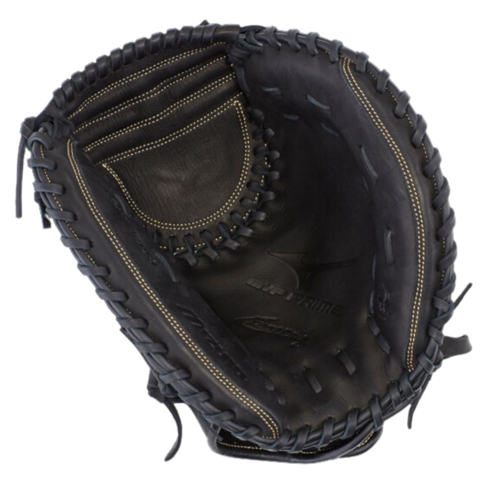 Mizuno MVP Prime 34 Fastpitch Softball Catcher's Mitt - Left Hand Throw | Premium Leather Glove for Competitive Players | Perfect for Fastpitch Games & Training Sessions