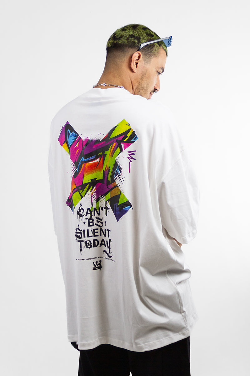 King Of Art Ultra KOA White T-Shirt for Men - Premium Cotton Graphic Tee - Streetwear & Casual Wear