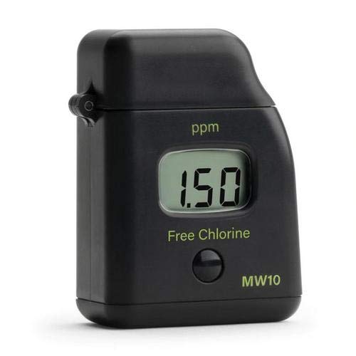 Milwaukee Instruments MW10 Free Chlorine Photometer (0.00-2.5 ppm) - 3-Pack for Pool & Spa Water Testing, Drinking Water Analysis, and Industrial Applications