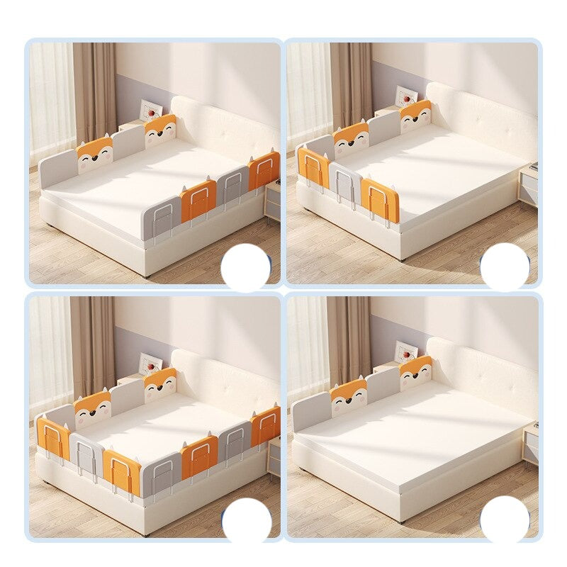 Adjustable Baby Bed Rail Guard with Soft Cushion - Safe & Secure for Toddler Beds, Cribs & Twin Beds - Perfect for Nighttime Safety & Peace of Mind