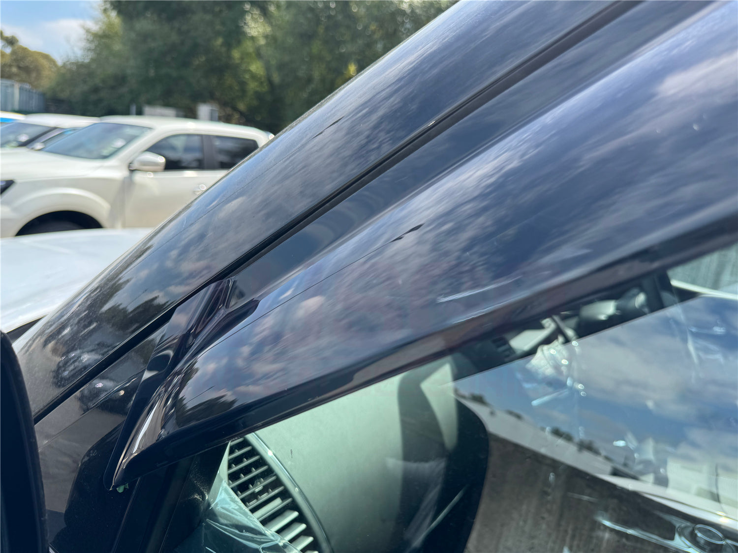 Nissan Patrol Y62 2012-2019 Wide Weather Shields & Bonnet Protector - Durable Car Accessories for Off-Road & All-Weather Protection