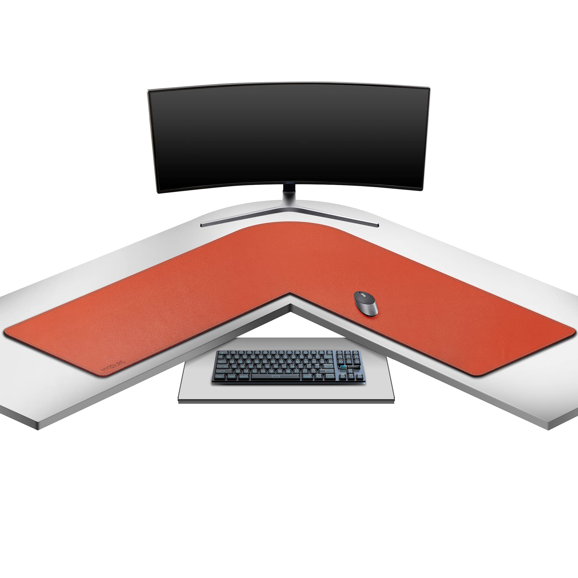 Premium L-Shaped Desk Mat - 46