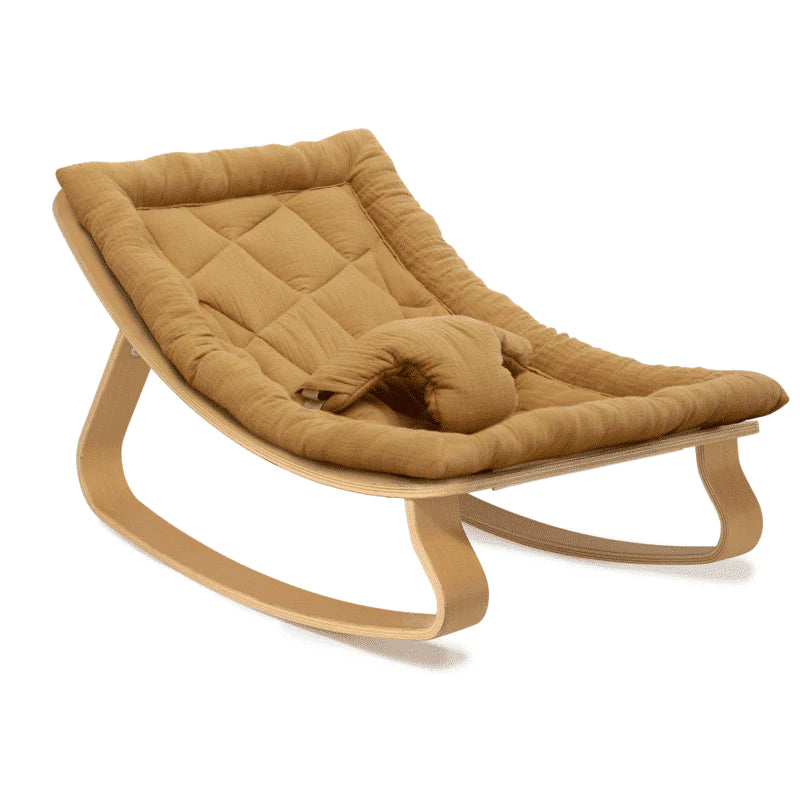 Charlie Crane Levo Baby Rocker - Adjustable Infant Bouncer & Rocking Chair for Newborns to Toddlers | Perfect for Nursery, Playroom & Travel | Soothing Motion & Comfortable Design