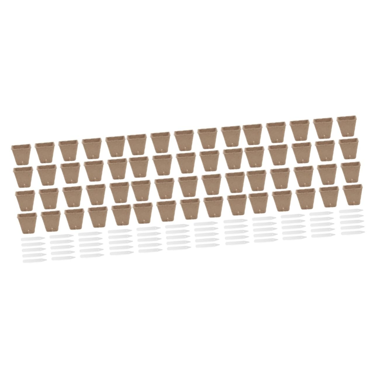 Biodegradable Peat Pots for Seedlings - 3 Pack Eco-Friendly Paper Pulp Plant Nursery Cups for Vegetables, Herbs & Flowers | Perfect for Indoor Gardening, Greenhouses & Sustainable Planting