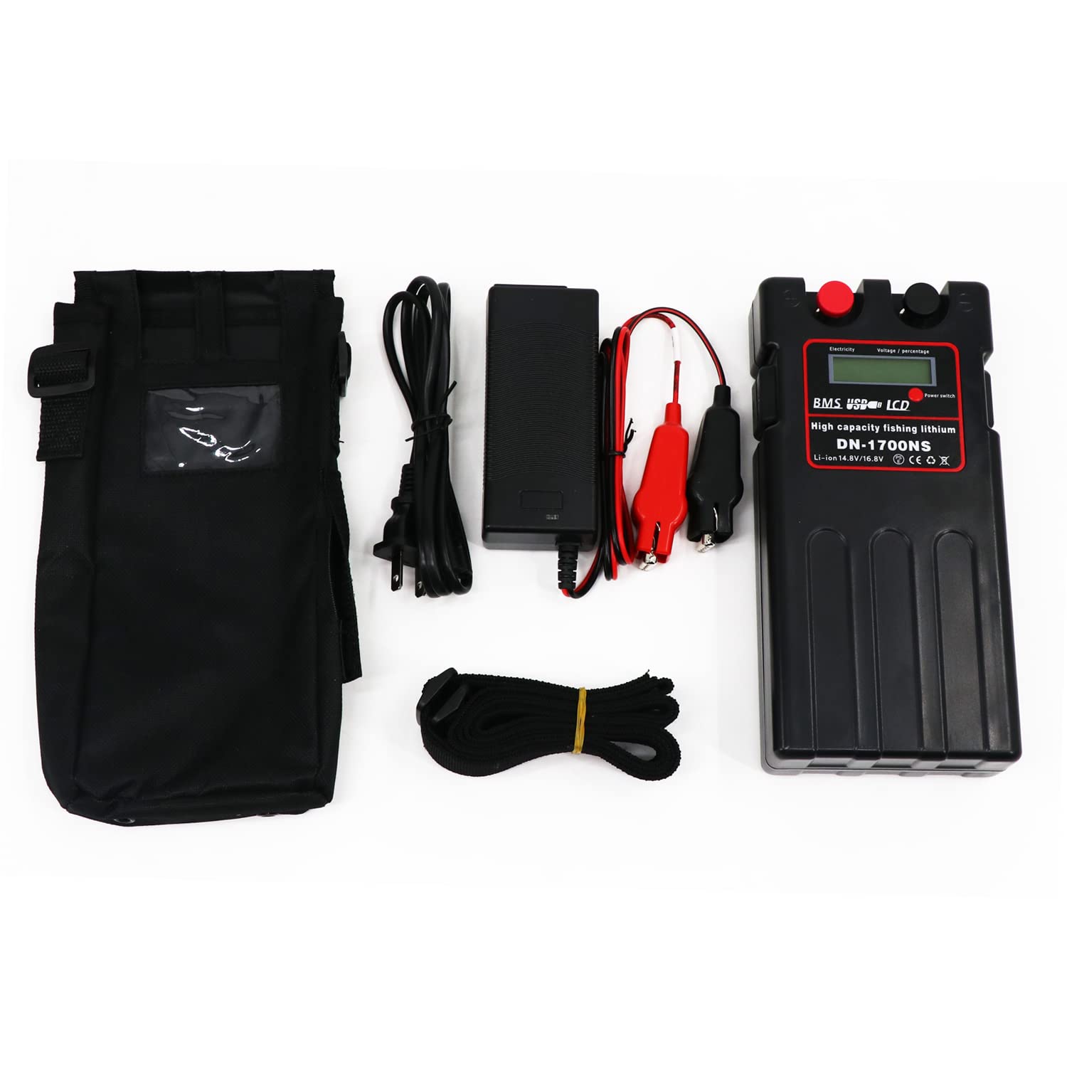 12V 17500mAh Rechargeable Lithium Battery for Sea Fishing Boats & Electric Fishing Reels - Compatible with Daiwa & Shimano - Long Lasting Power for Deep Sea Fishing & Trolling