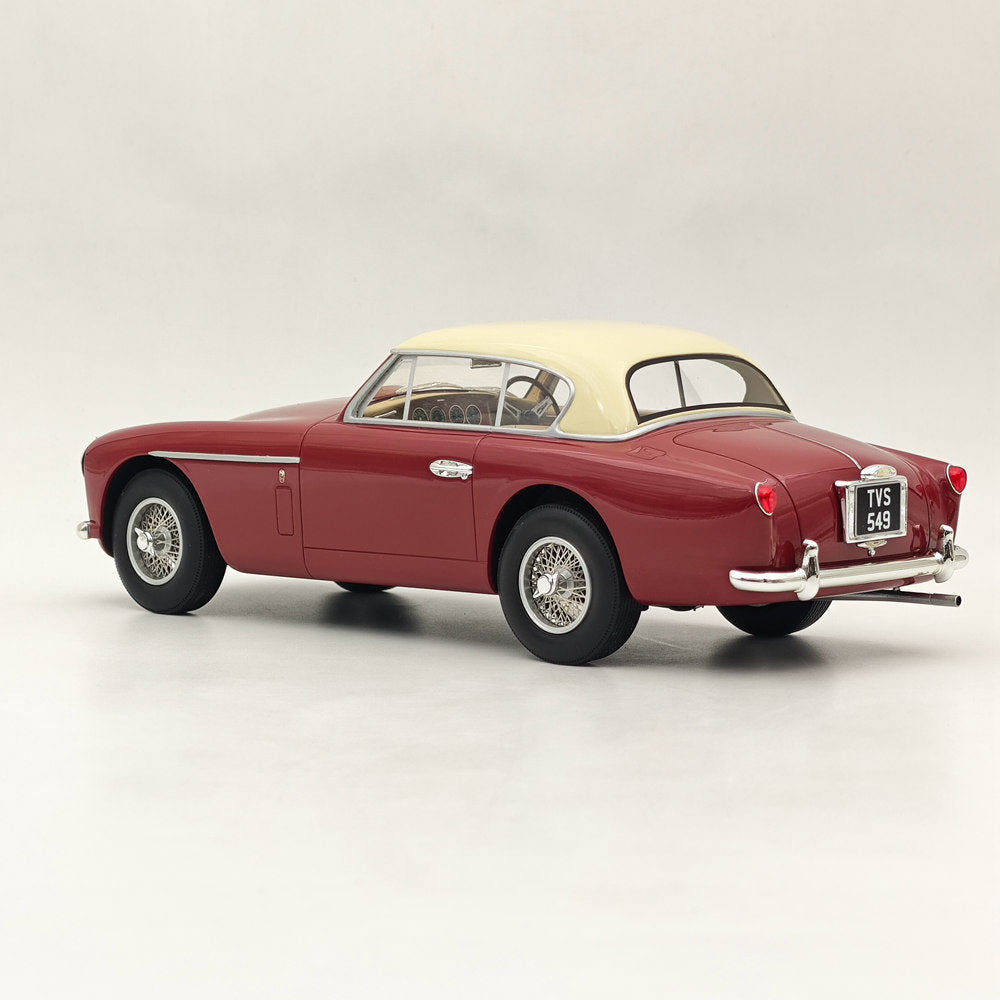 1/18 Scale Aston Martin DB2/4 MKII FHC Notchback 1955 Red Resin Diecast Model Car - CML096 Collectible for Display, Gifts & Car Enthusiasts