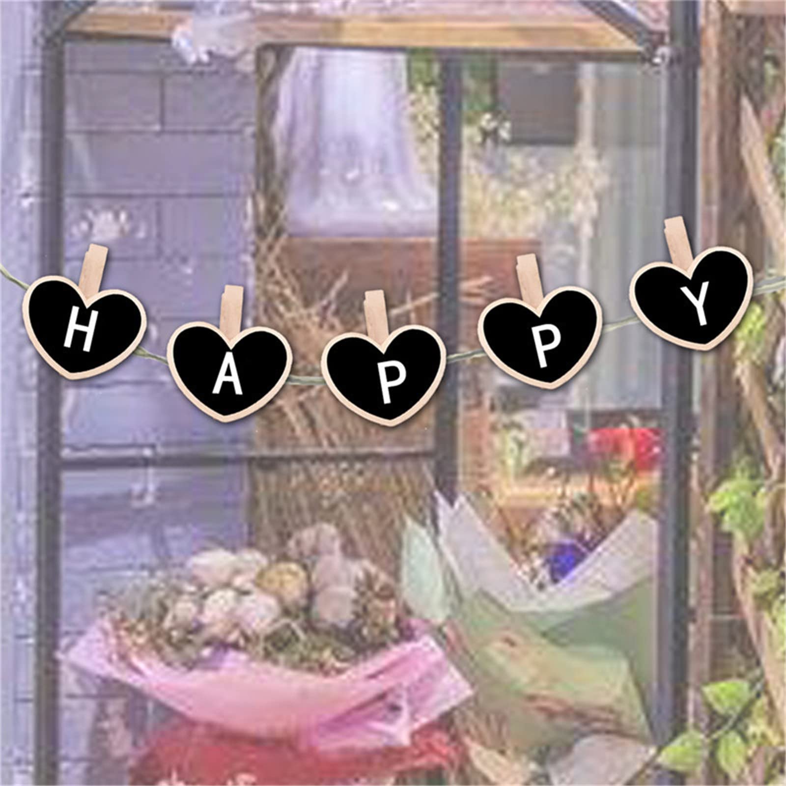 20 PCS Wooden Mini Chalkboard Clips - Erasable Message Board Clips for Memo, Note Taking, Food Labels & Party Decor (Heart Shape) - Perfect for Home, Office, Classroom & DIY Crafts