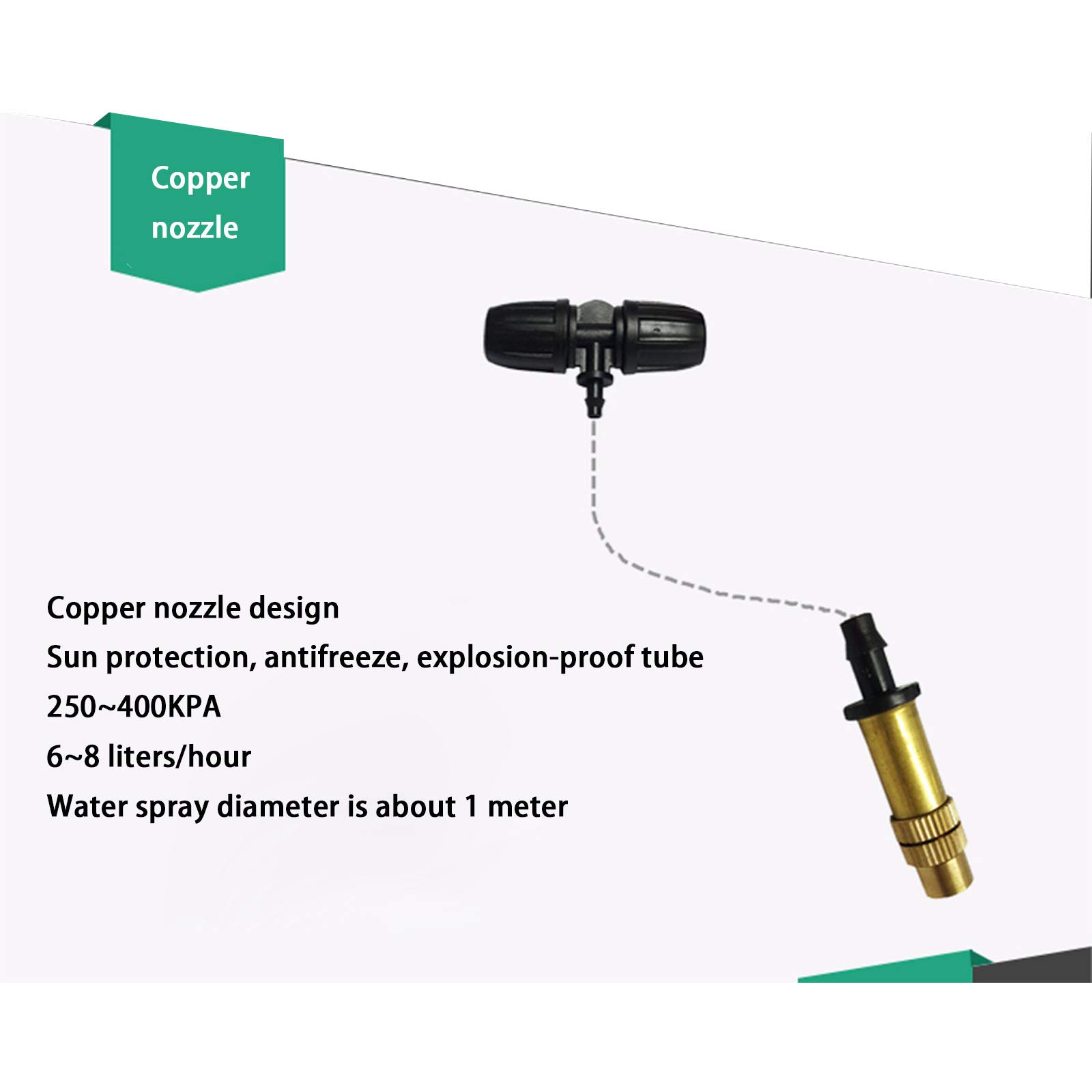 **20M Drip Irrigation Kit with 60W Water Pump & Timer - Micro Garden Watering System for Greenhouse, Flower Bed, Patio, Lawn - DIY Automatic Plant Irrigation for Efficient Watering**