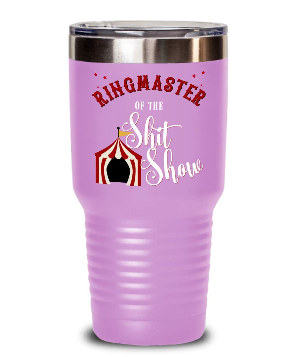 Ringmaster Circus Tent Tumbler - Funny Coffee Mug for Birthday Gifts | Quirky Circus-Themed Present for Men & Women | Perfect for Office Use, Circus Parties & Coffee Lovers
