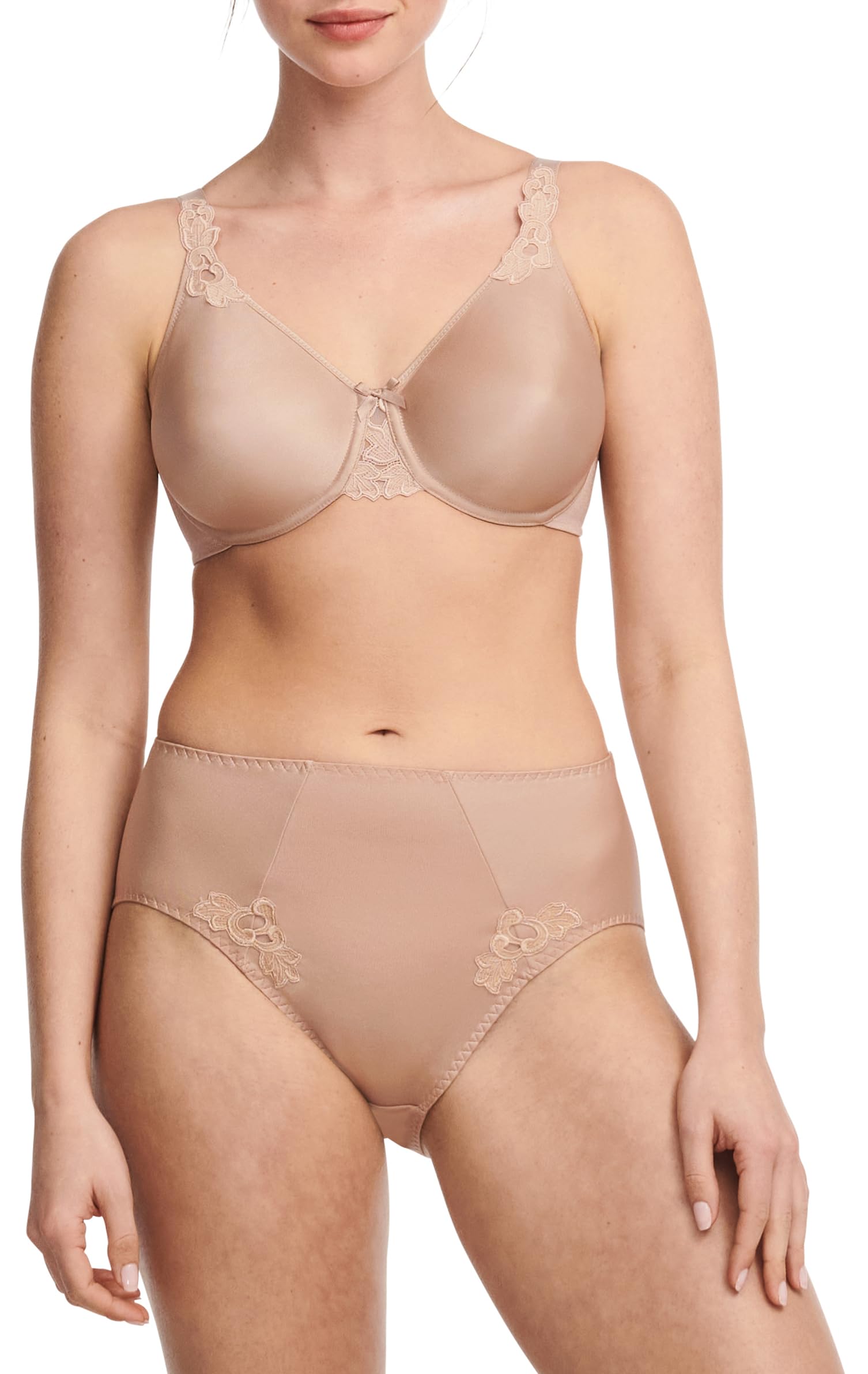 Chantelle Women's Plus Size Hedona Seamless Unlined Bra - Comfortable Wireless Support for Everyday Wear, Work & Lounge