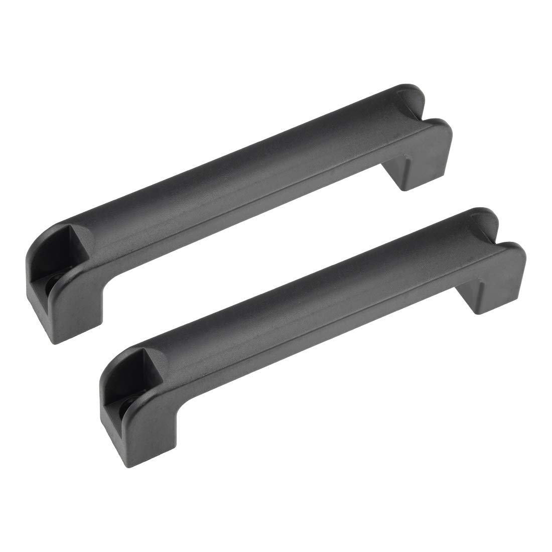 Durable Plastic Pull Handles 180mm Hole Centers - 2 Pack for Luggage, Cabinets & Mechanical Equipment | Easy-Grip Handles for Travel Cases, Toolboxes & Industrial Use