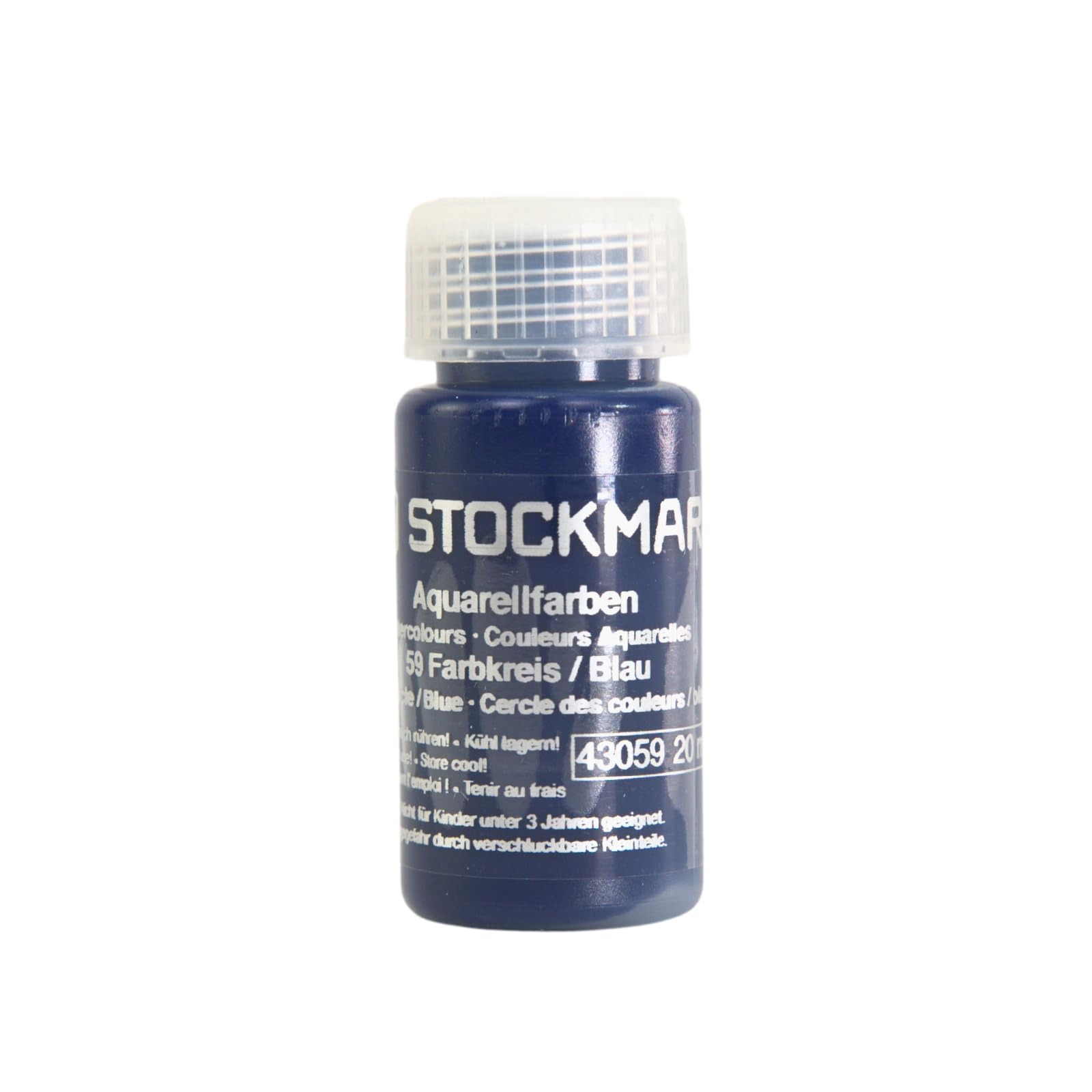 Stockmar Professional Watercolor Paint - 20ml Blue, Non-Toxic & Vibrant for Artists, Students | Perfect for Watercolor Painting, Calligraphy & Art Projects