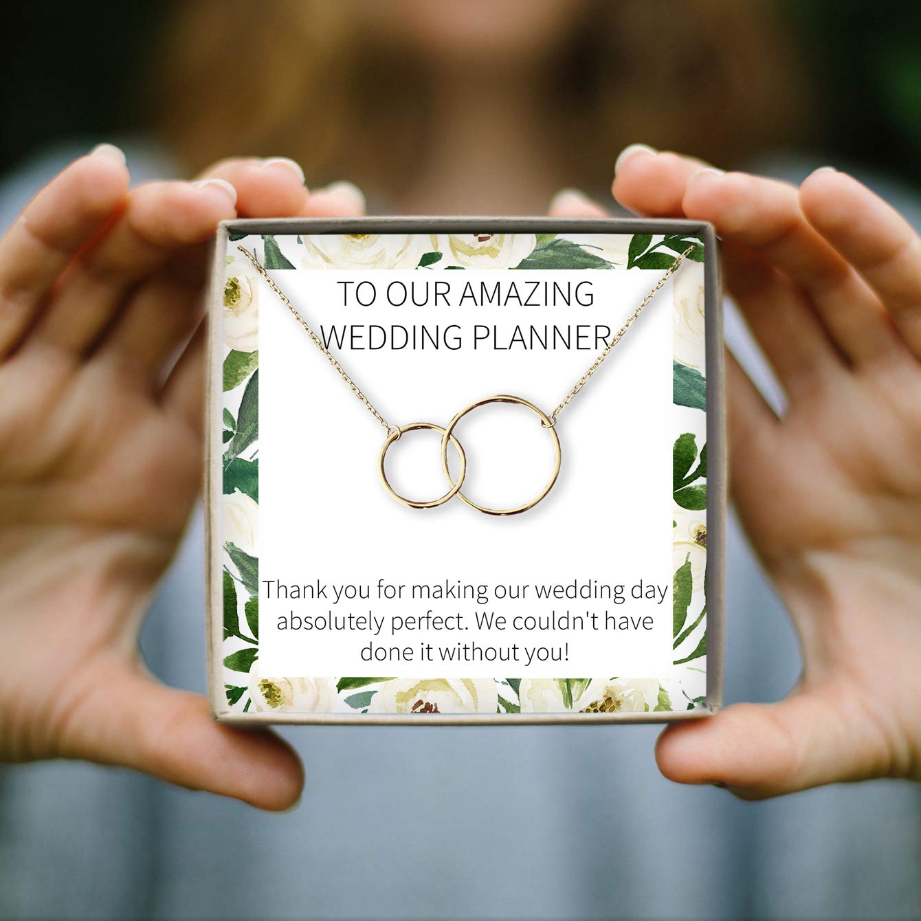 Dear Ava Wedding Planner Gift Necklace - Elegant Jewelry for Wedding Coordinators, Thank You & Appreciation Present - Perfect for Bridal Party Gifts, Wedding Planner Appreciation, and Special Occasions