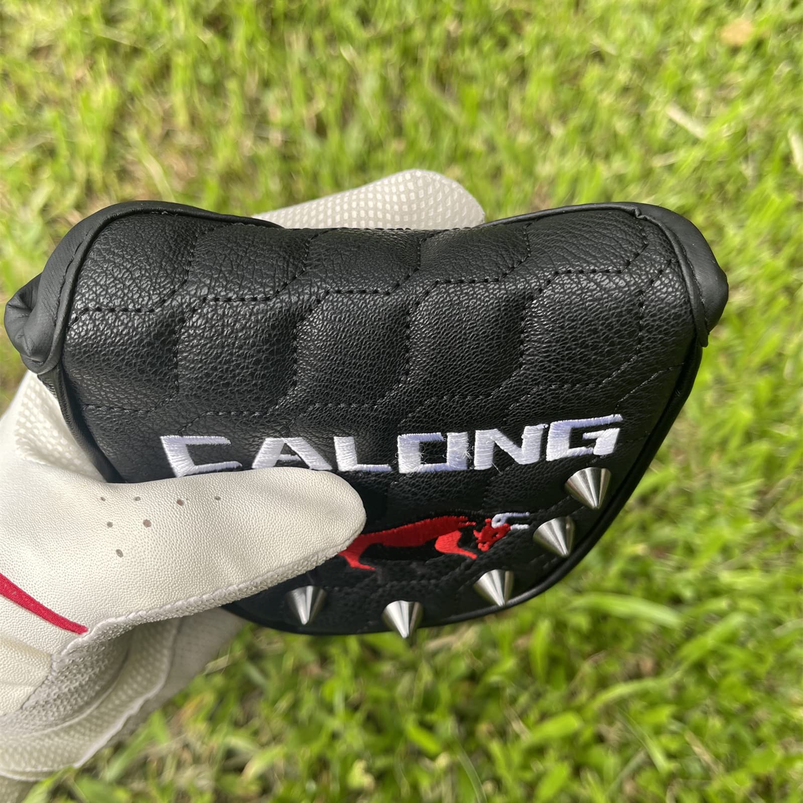 Premium Black Matador Golf Mallet Putter Headcover - Velcro Closure for Secure Fit | Golf Club Accessory for Mallet Putters | Perfect for Course Play & Club Protection