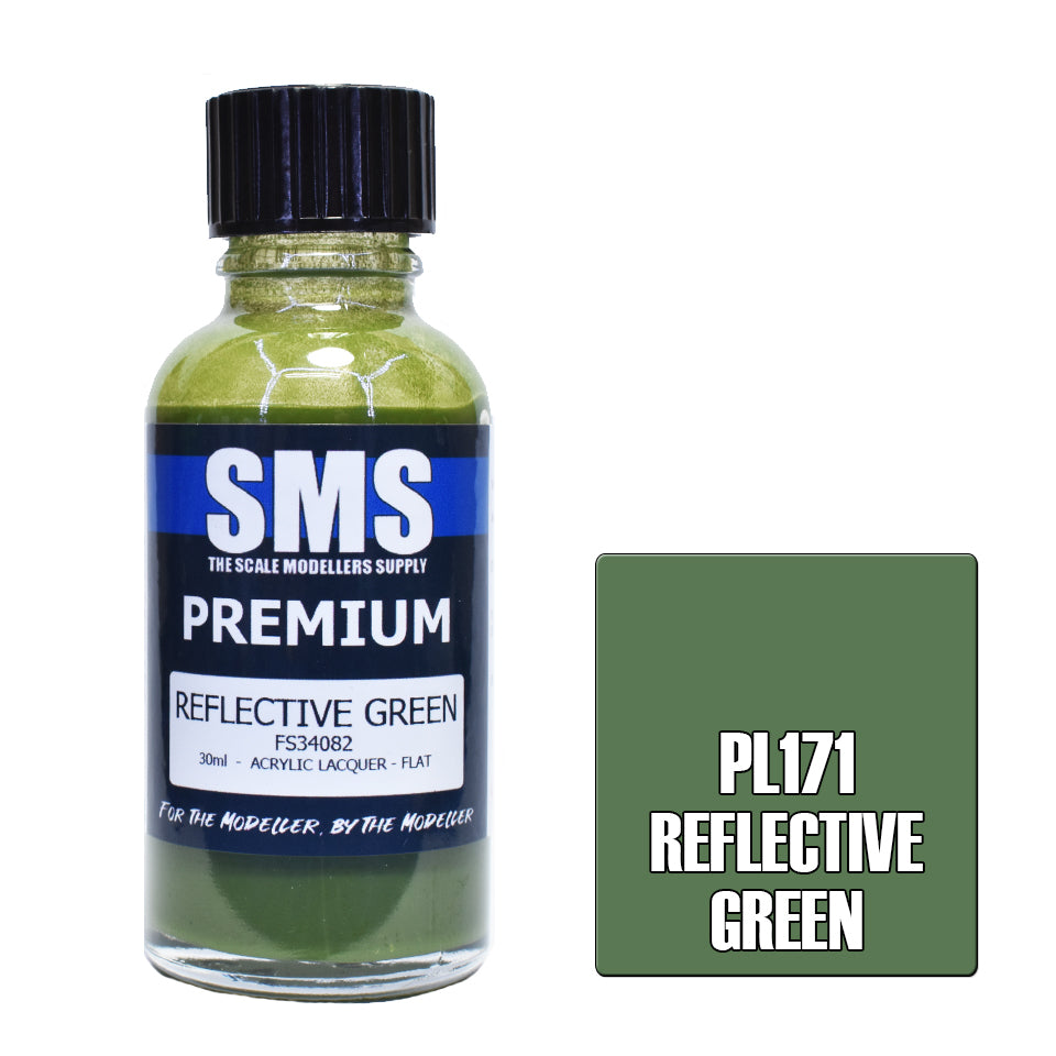 Premium Reflective Green Acrylic Lacquer Airbrush Paint - 30ml Bottle for Scale Modelers & Miniature Painting - Perfect for Warhammer, Gundam, and DIY Craft Projects