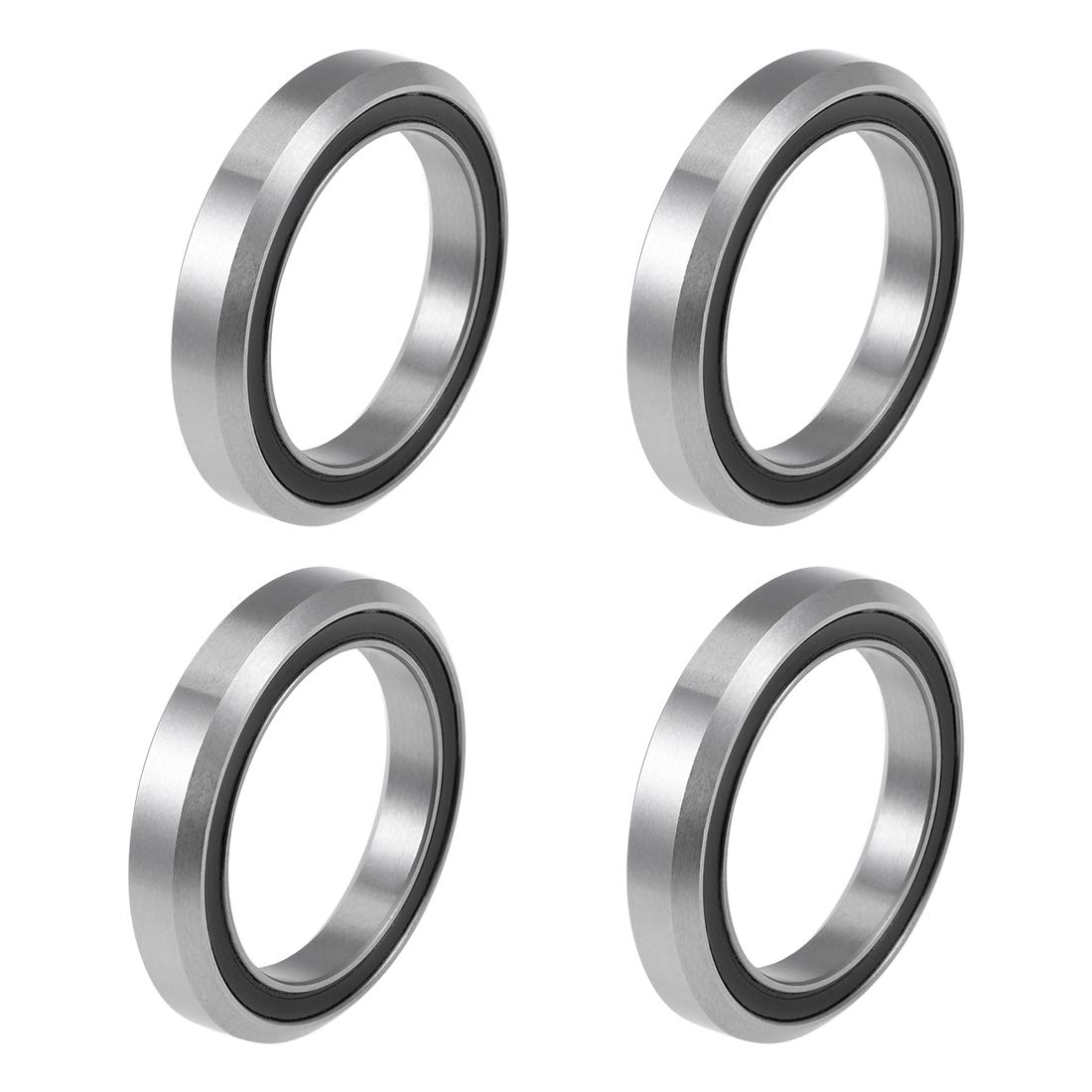 uxcell MH-P09K Bicycle Headset Bearing 27.15x38x6.5mm Sealed Chrome Steel Bearings 4pcs - High Performance Bike Bearings for Smooth Cycling & Mountain Biking