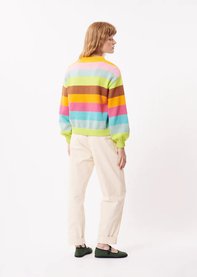 Emmy Stripe Jumper - Multicolor Women's Knit Sweater | Perfect for Casual Wear, Fall Fashion & Cozy Outfits