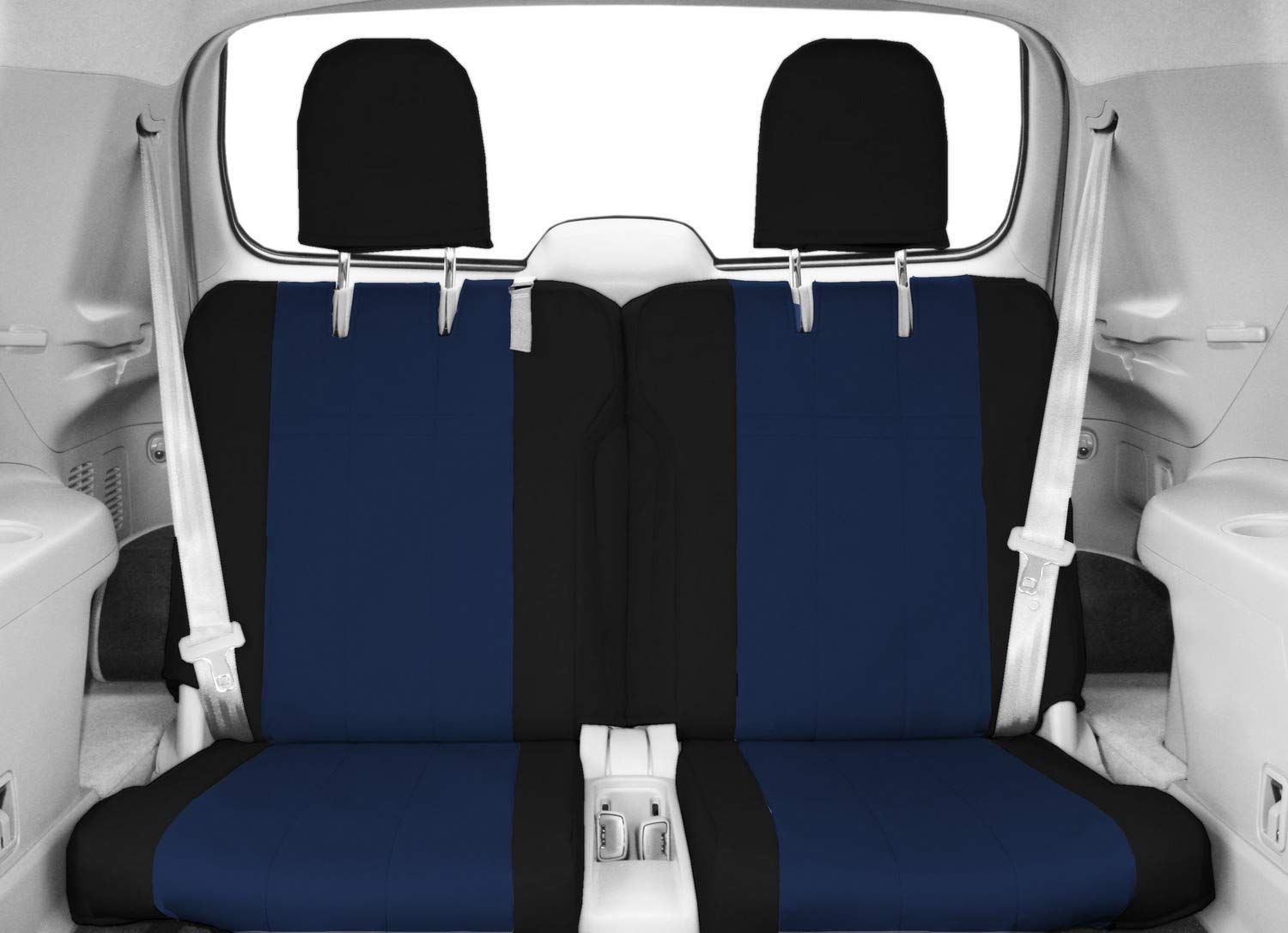 Cordura Seat Covers for 2002-2004 Chevy Tracker - Blue & Black Trim - Perfect for Off-Road & Daily Driving
