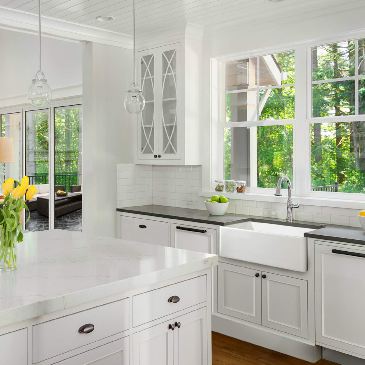 Premium Fireclay Farmhouse Kitchen Sink - 36
