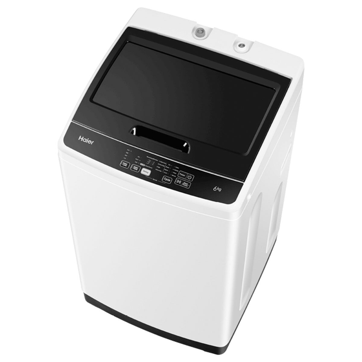 Haier 6kg Top Load Washing Machine HWT60AA1 - Energy Efficient Compact Laundry Washer for Small Apartments & Dorms | Perfect for Everyday Clothes, Bedding & Delicates