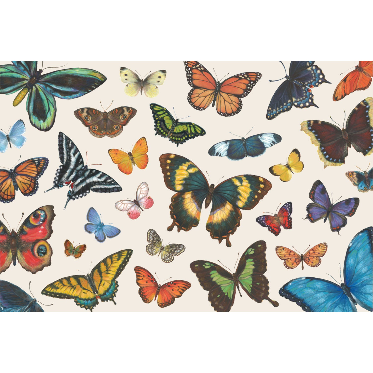 Butterfly Flight Placemat - Non-Slip Waterproof Table Mat for Dining, Kitchen, and Outdoor Picnics - Elegant Butterfly Design Home Decor