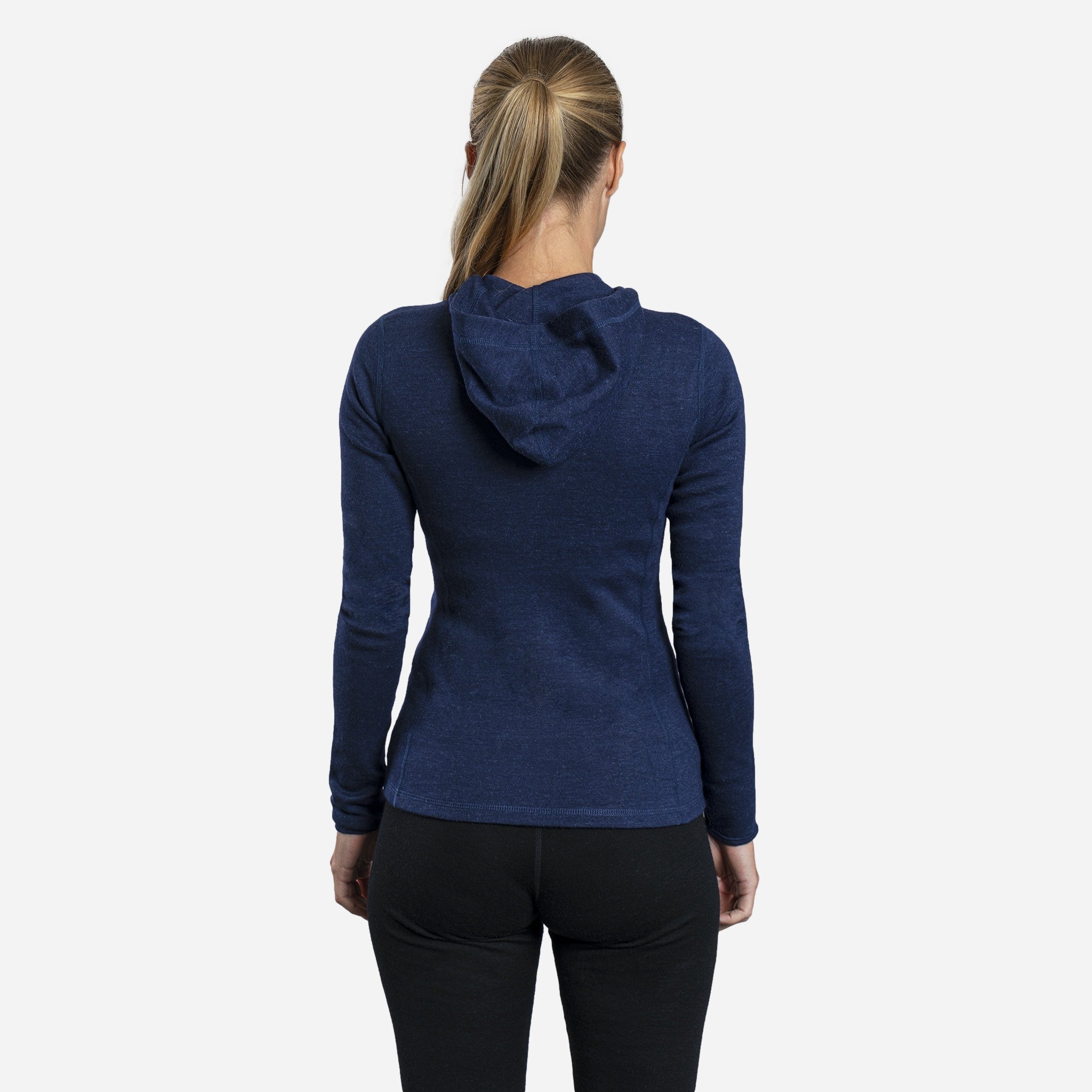 Women's Alpaca Wool Hoodie Jacket - 420 Midweight Full Zip Fleece Pullover for Outdoor Hiking & Winter Travel - Cozy Warm Sweatshirt for Casual Wear
