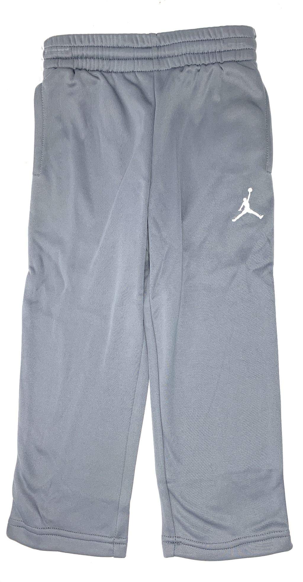 Jordan Boys' Therma-Fit Air Activewear Pants - Grey (Size 4) | Warm & Breathable Winter Running Pants for Kids | Perfect for Outdoor Sports, School & Cold Weather Activities