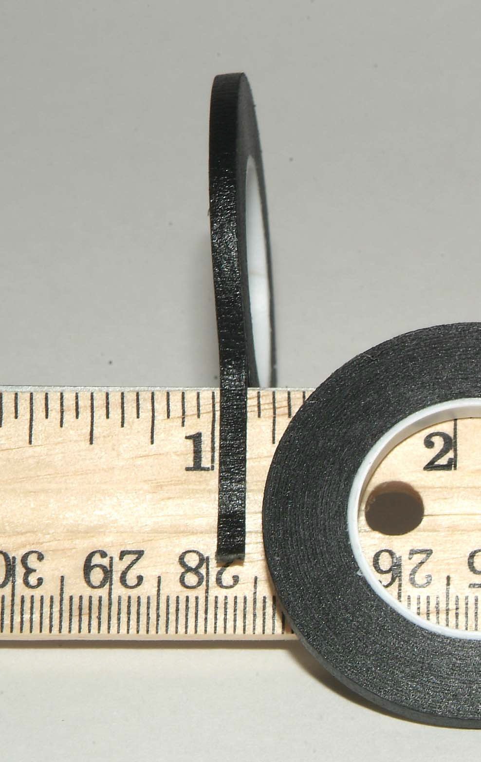 Black Crepe Paper Tape 10 Pack - 1/8