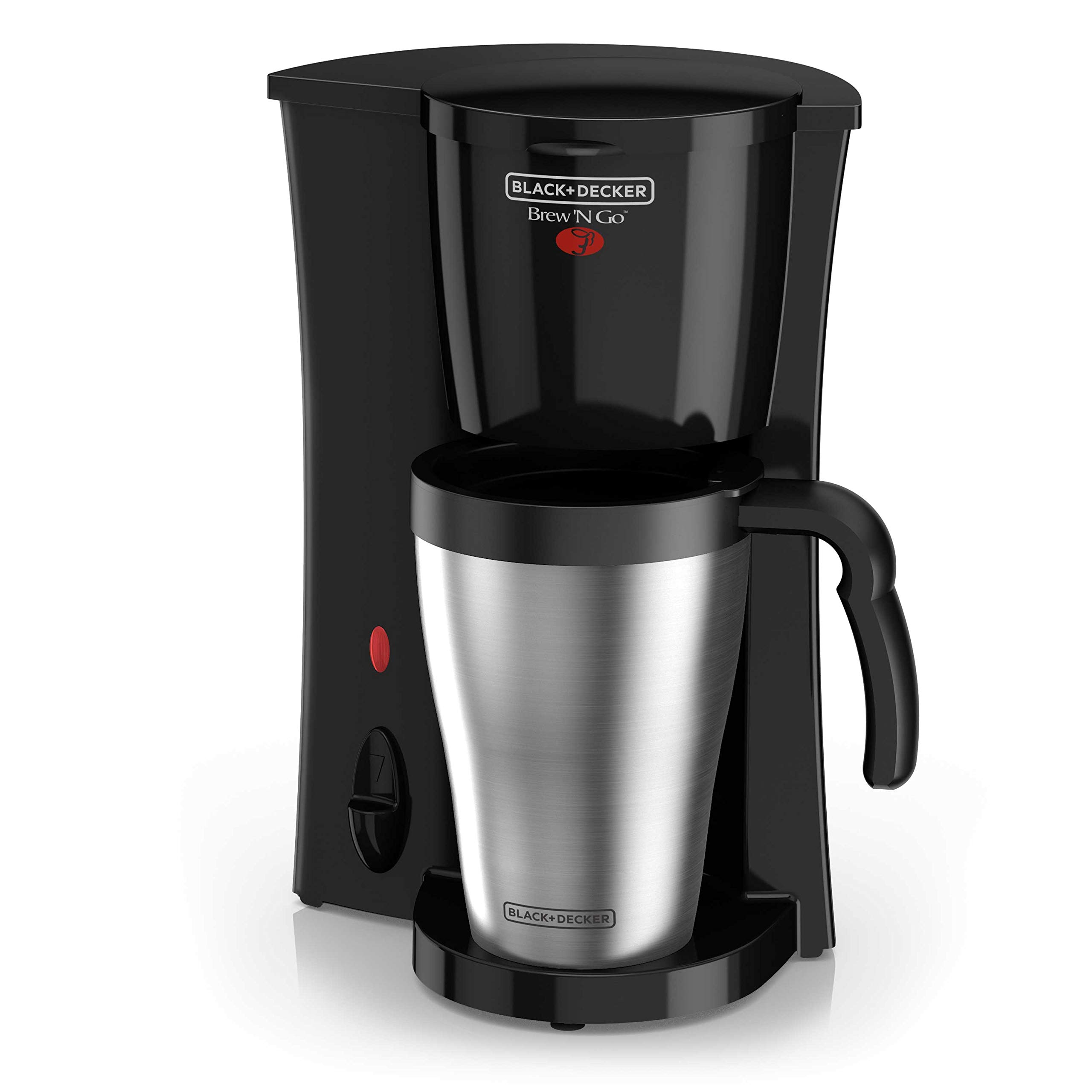 BLACK+DECKER 12-Cup Programmable Coffee Maker with Stainless Steel Carafe - 1.0L Capacity, Black - Perfect for Home, Office & Dorm Use