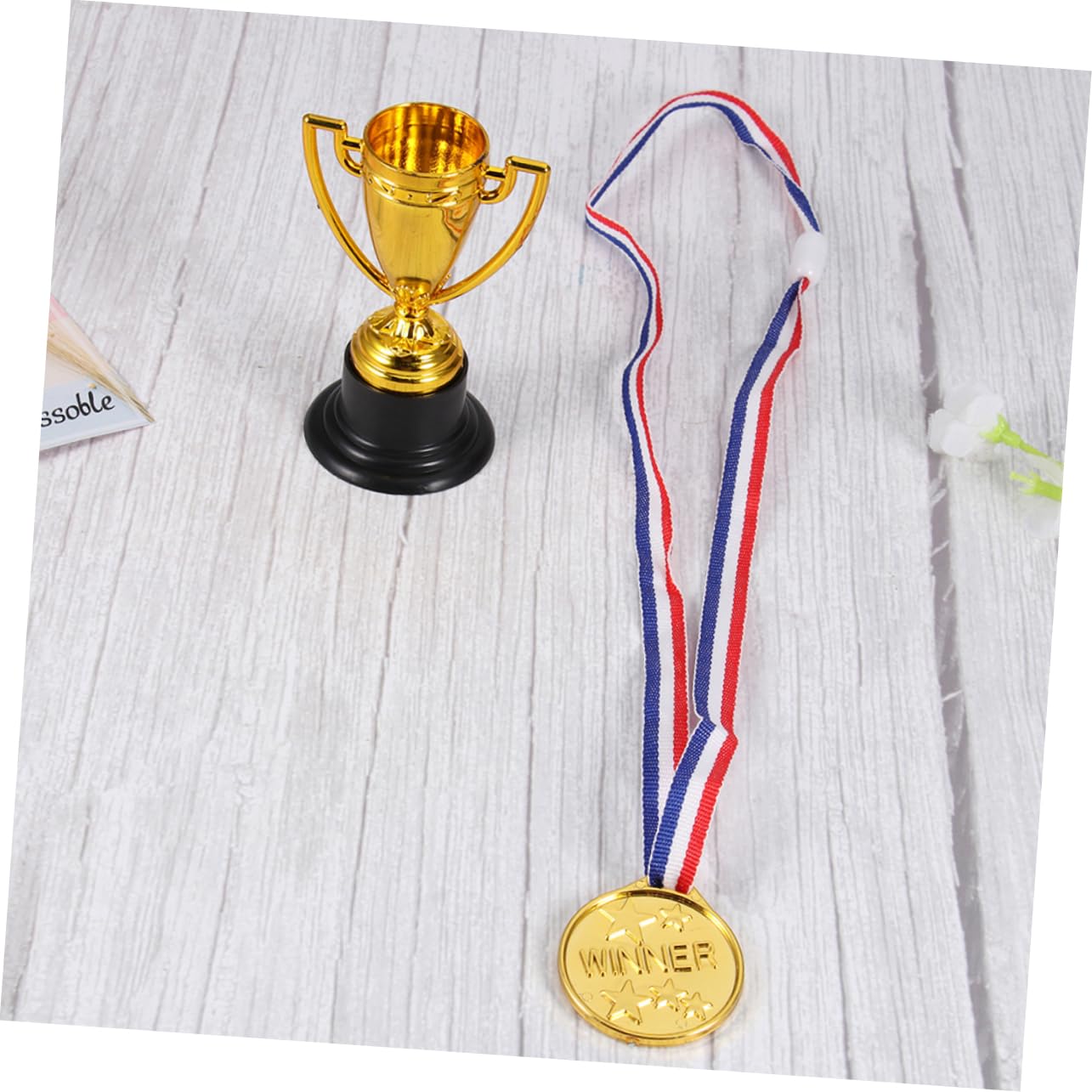 72 Pcs Bulk Mini Trophies & Party Medals - Small Plastic Awards for Kids, Classroom Rewards, Sports Events & Party Favors - Reusable Tiny Toys for Bulk Purchases