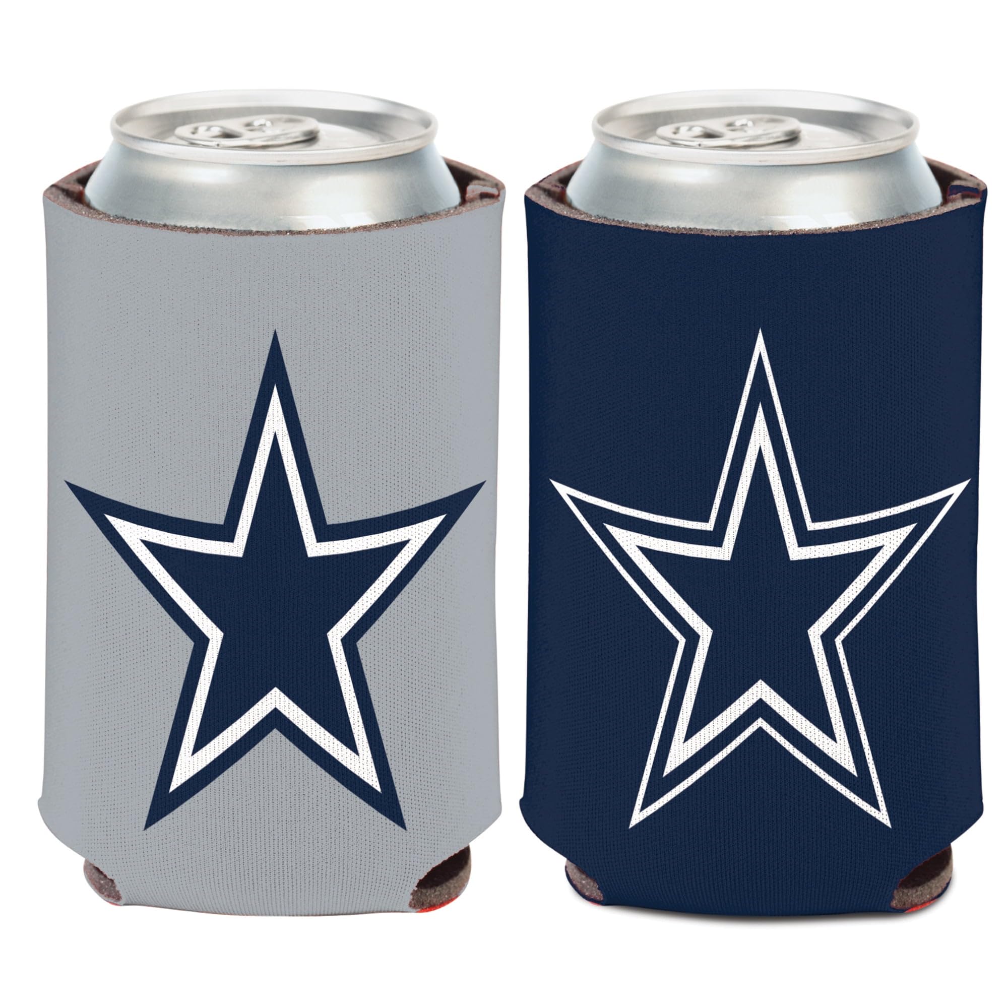 Dallas Cowboys 2-Sided Insulated Can Cooler - Officially Licensed NFL Beer Koozie for Game Day, Tailgating & Outdoor Parties
