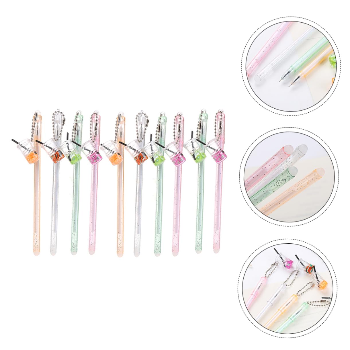 NUOBESTY 30-Pack Signature Ballpoint Pens - Smooth Writing Neutral Color Pens for School, Office & Christmas Gifts - Reusable Everyday Writing Essentials