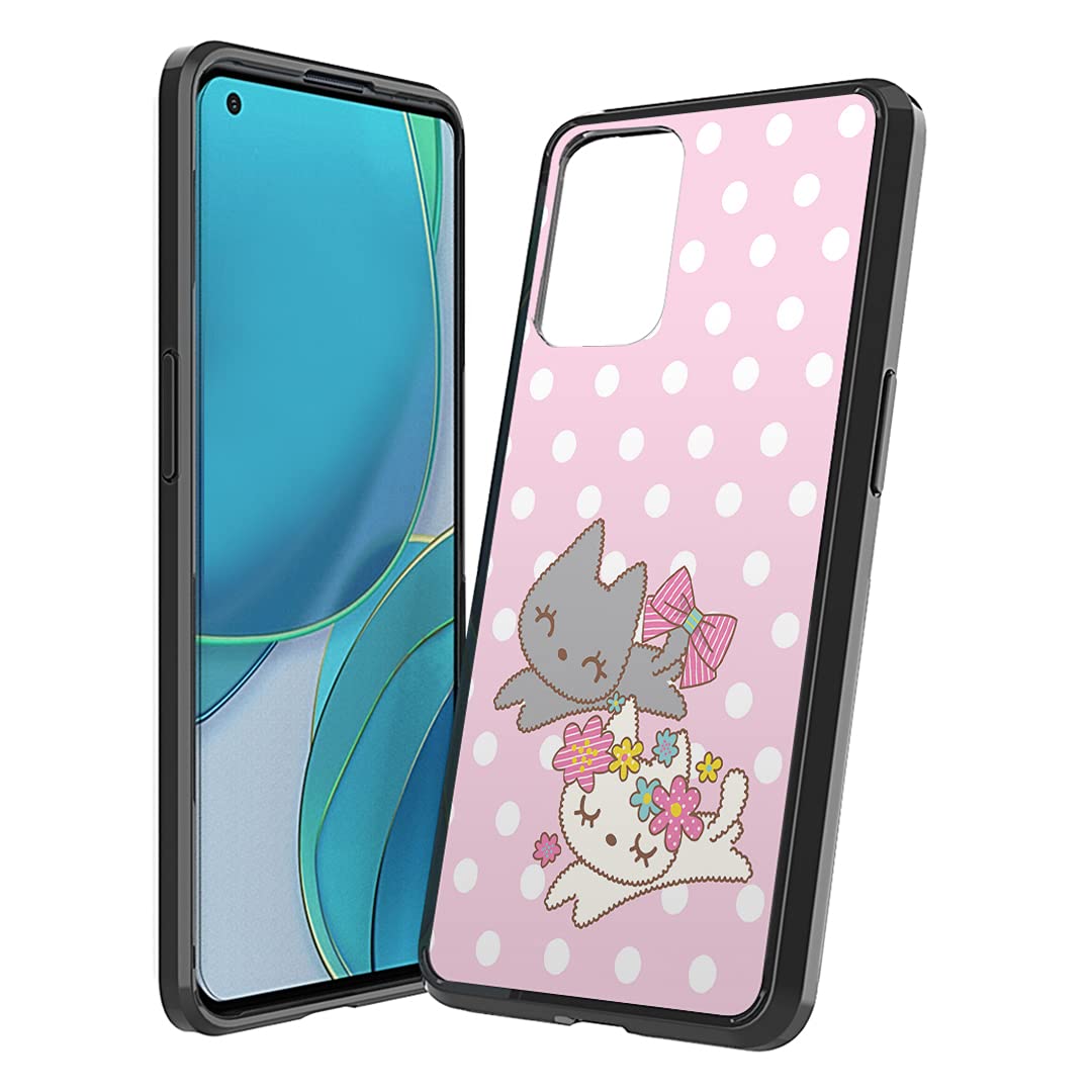 OnePlus 9 5G Phone Case - Cute Kitty Design for Women & Men | Slim Soft Grip Cover for All Carriers | Perfect Daily Protection