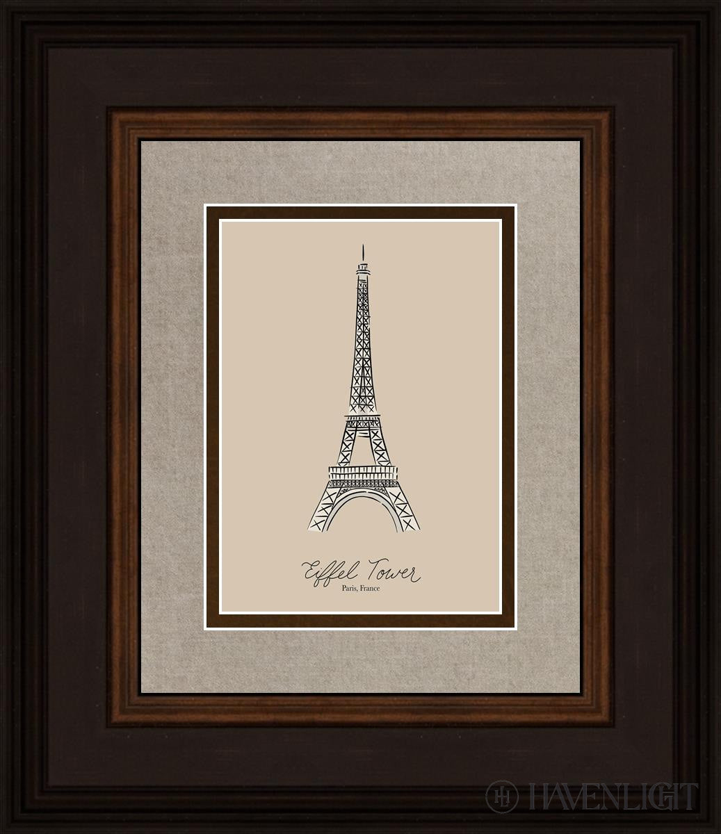 Eiffel Tower Art Print by Elise Gomez - Elegant Parisian Wall Decor for Home, Office & Gifts