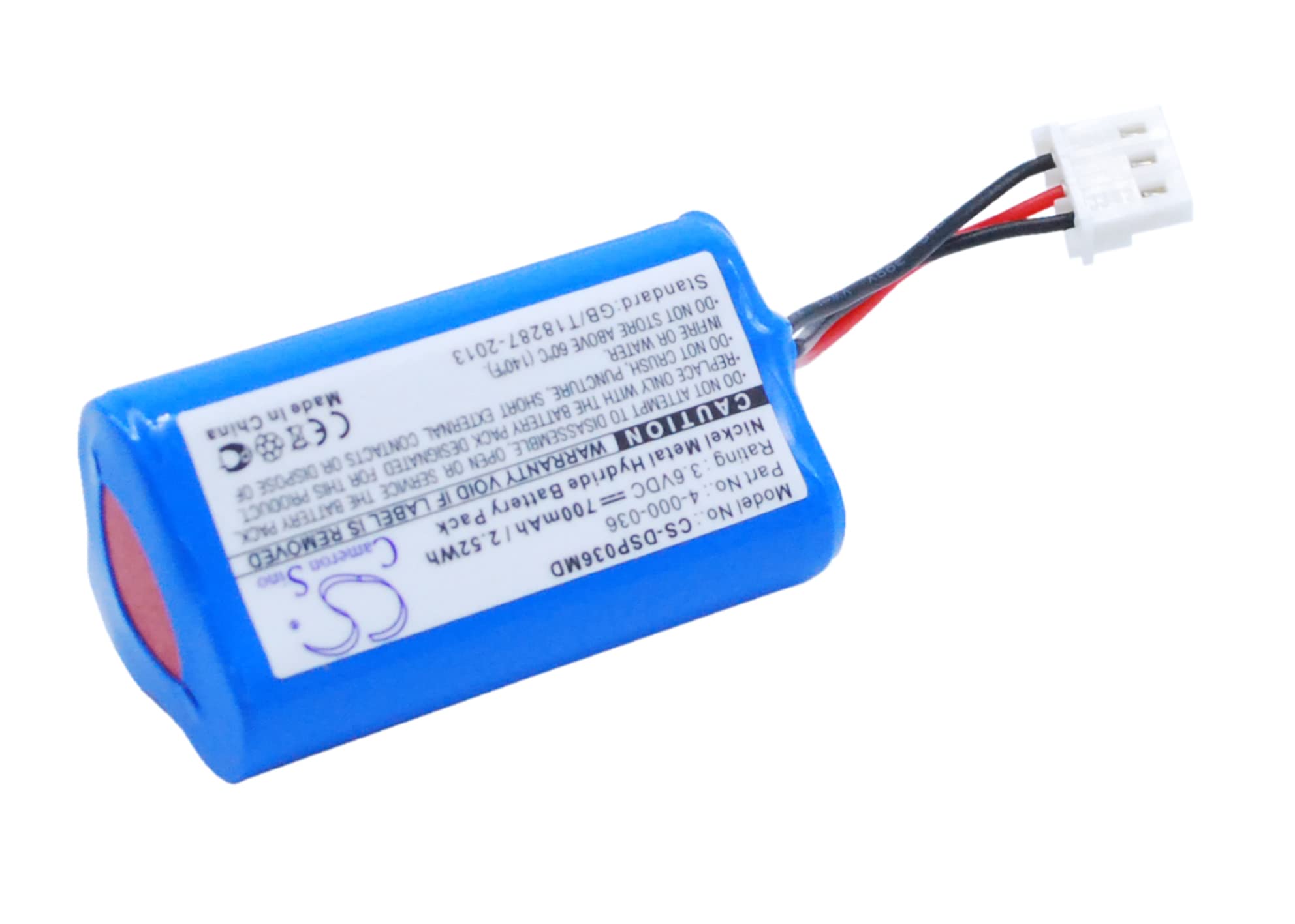 700mAh 3.6V Replacement Battery for Drummond Scientific 4-000-036 | Compatible with Portable Pipet-Aid PK, XL & XP2 Models | Long-Lasting Lab Equipment Power Supply for Scientific Research, Medical Labs & Biotechnology Workstations | Essential for Pipetting, Cell Culture, Sample Preparation & Clinical Diagnostics | Perfect for Research Labs, Hospitals, Universities & Field Research Applications | Use in Daily Lab Work, Emergency Medical Services & Scientific Experiments