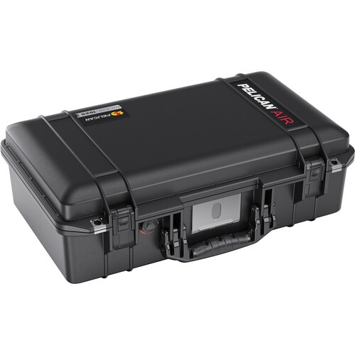 Pelican 1525AirWF Waterproof Hard Carry Case with Foam Insert & Liner - Black Protective Case for Cameras, Drones & Electronics - Perfect for Travel, Outdoor Adventures & Professional Equipment Storage