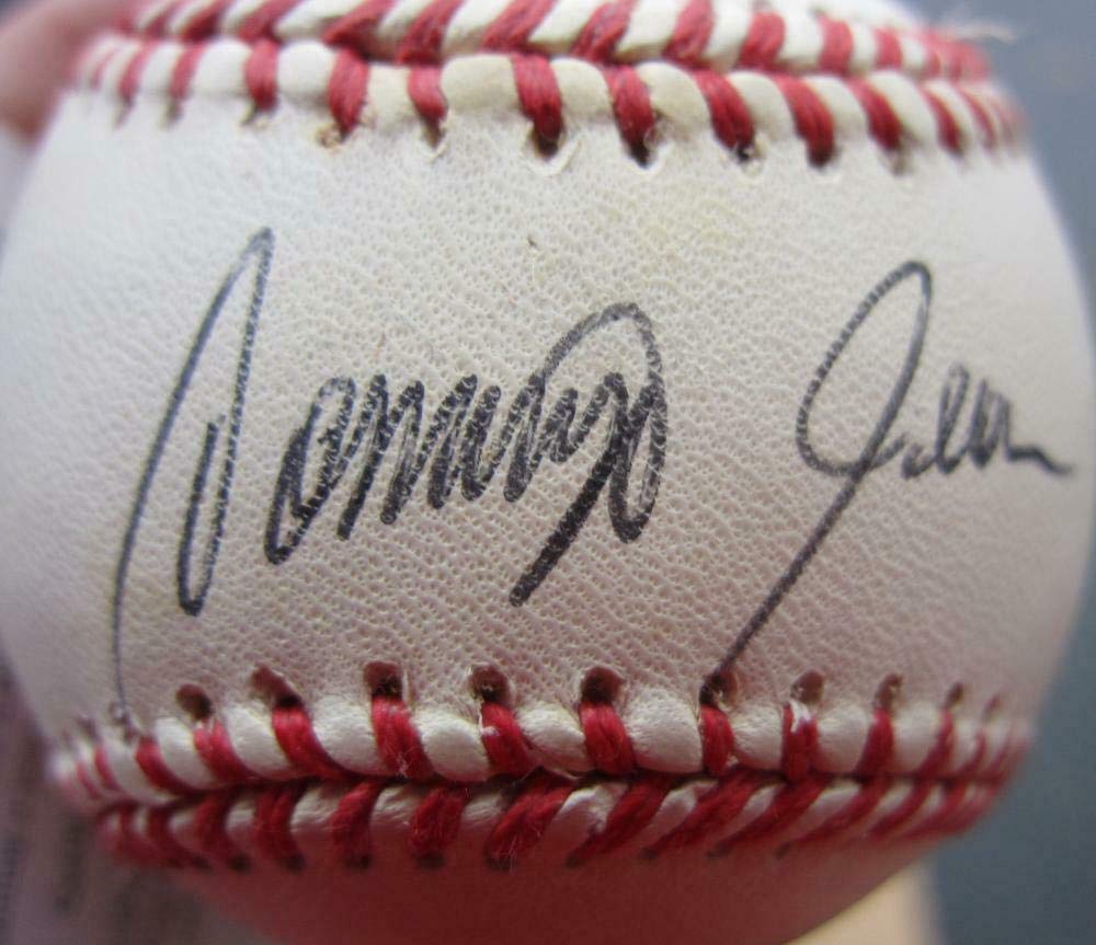 Authentic Autographed Yankees Baseball by Domingo Jean - PSA/DNA Certified, Last to Wear #42 Before Mariano Rivera - Collectible MLB Memorabilia for Fans & Sports Enthusiasts