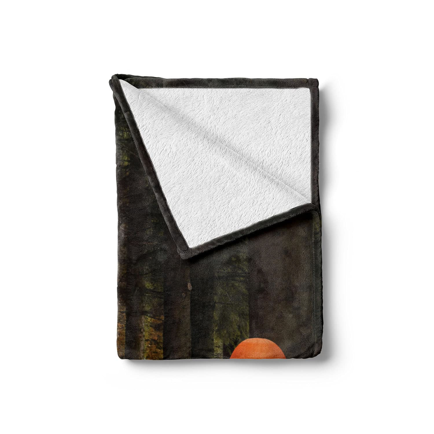 Ambesonne Mushroom Fleece Throw Blanket - 70