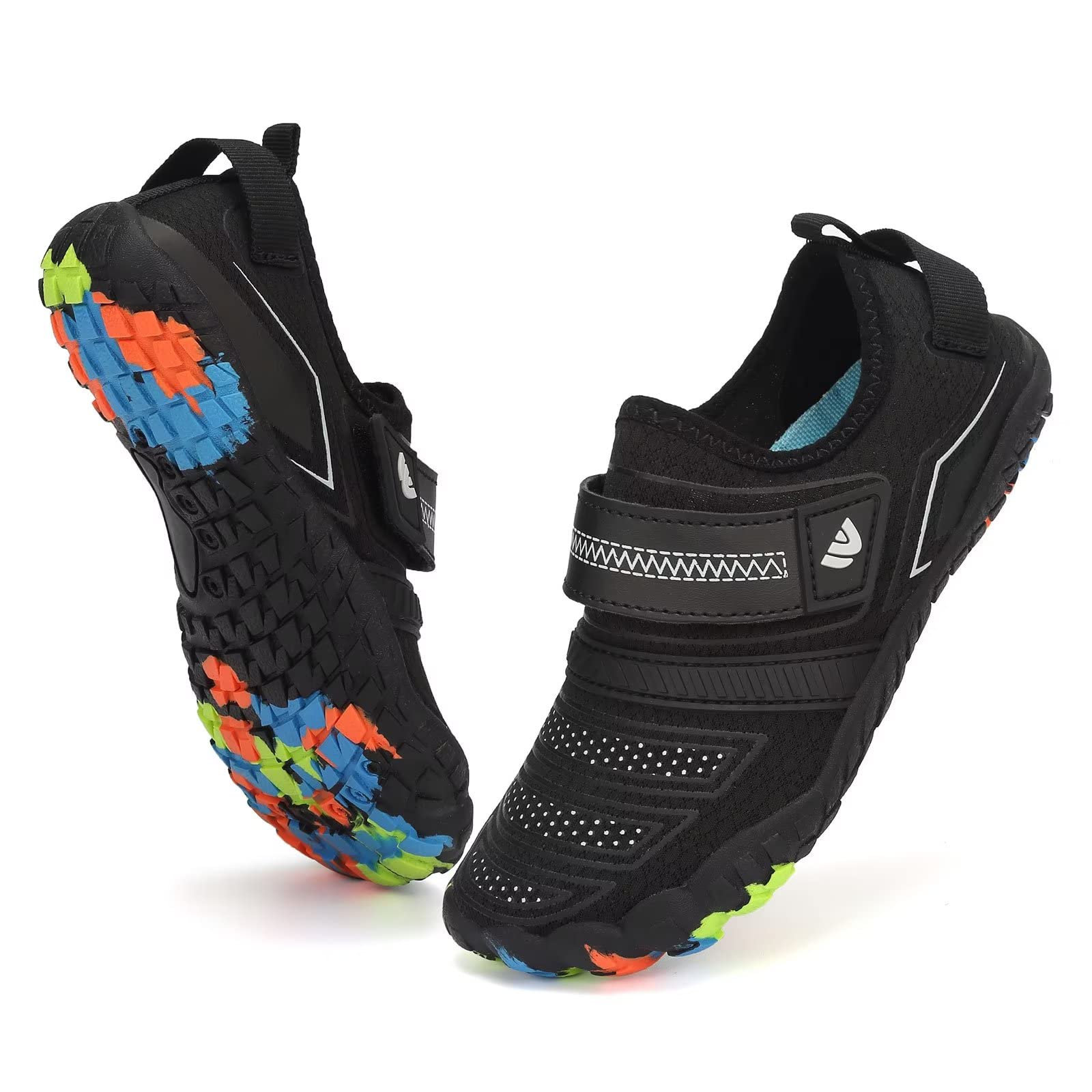 **Boys & Girls Water Shoes - Lightweight Comfortable Sole for Easy Walking, Athletic Slip-On Aqua Socks (Toddler/Little Kid/Big Kid) - Perfect for Beach, Pool & Water Sports**