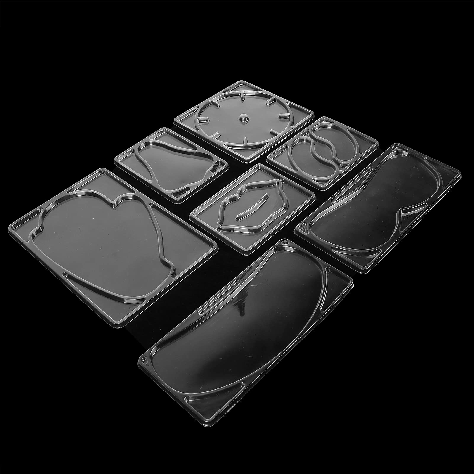 7 Types Reusable DIY Facial Mask Maker Kit - Plate Mask Making Tool for Beauty Salon & Home Spa, Hydrating & Anti-Aging Face Mask Patches for Skin Care Routine