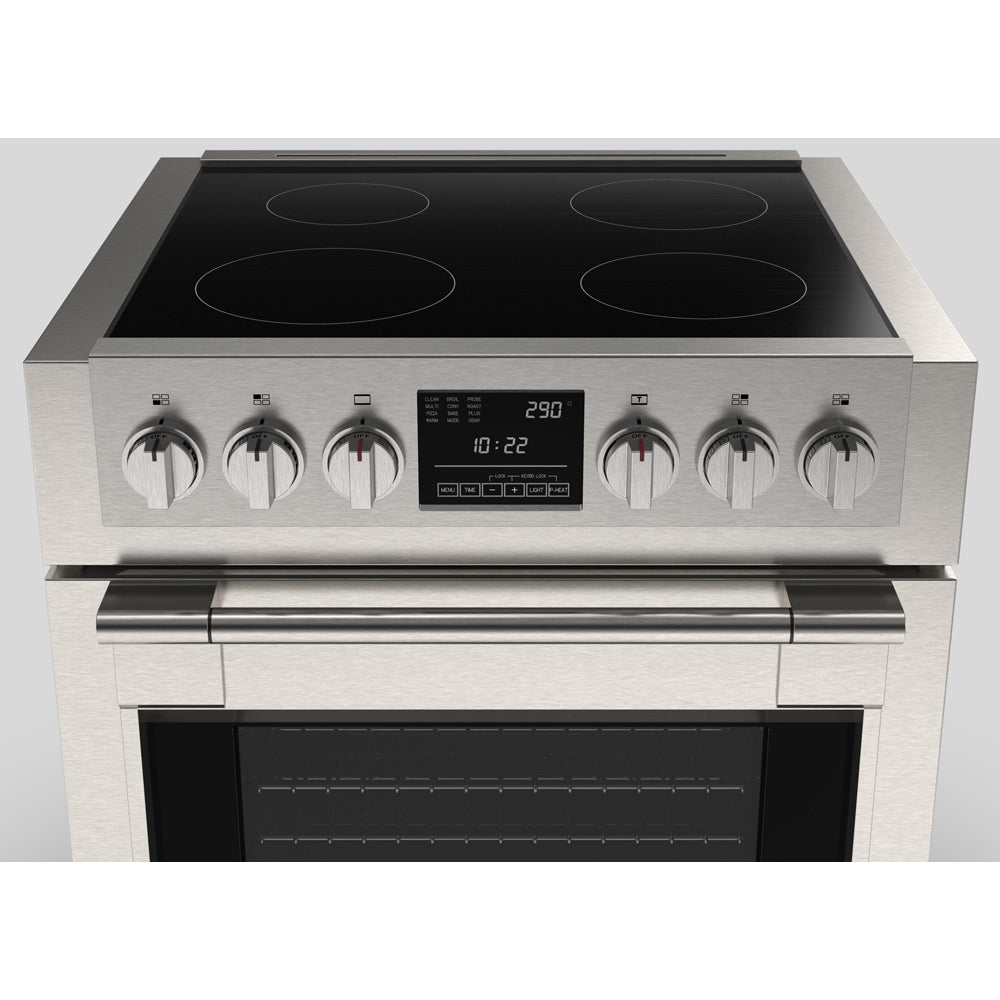 Fulgor Milano 30 Inch 600 Series Stainless Steel All Electric Induction Range - F6PIR304S1 | Professional Kitchen Appliance for Home Chefs & Modern Cooking