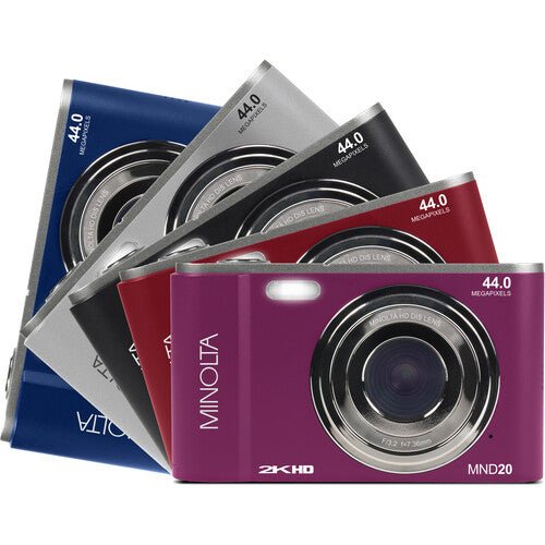 MINOLTA MND20 44MP 2.7K Ultra HD Digital Camera with 3.0
