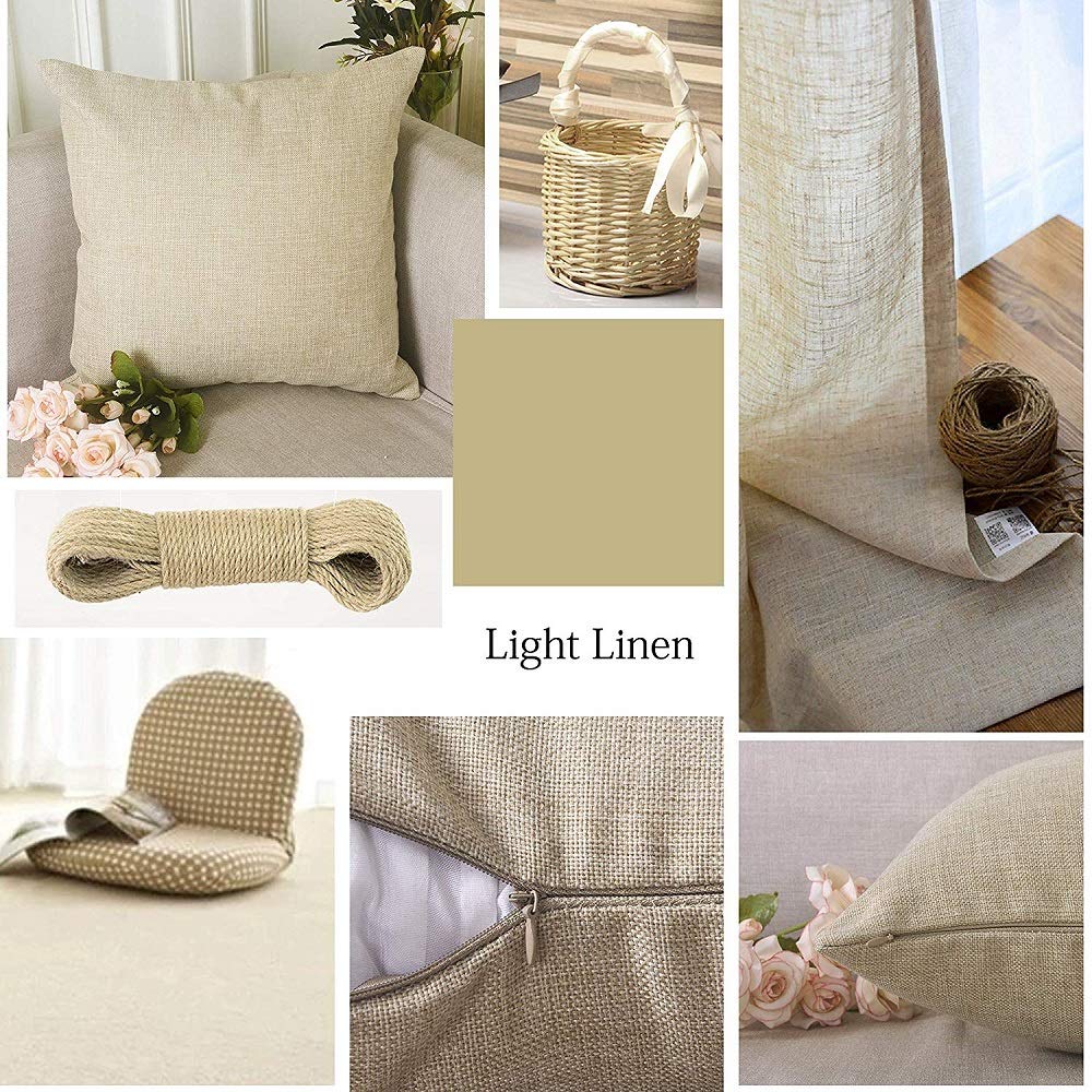 Australian Cattle Dog Pillow Cover - 20x20 Inch Square Linen Cushion Case for Bed, Couch & Car Decor