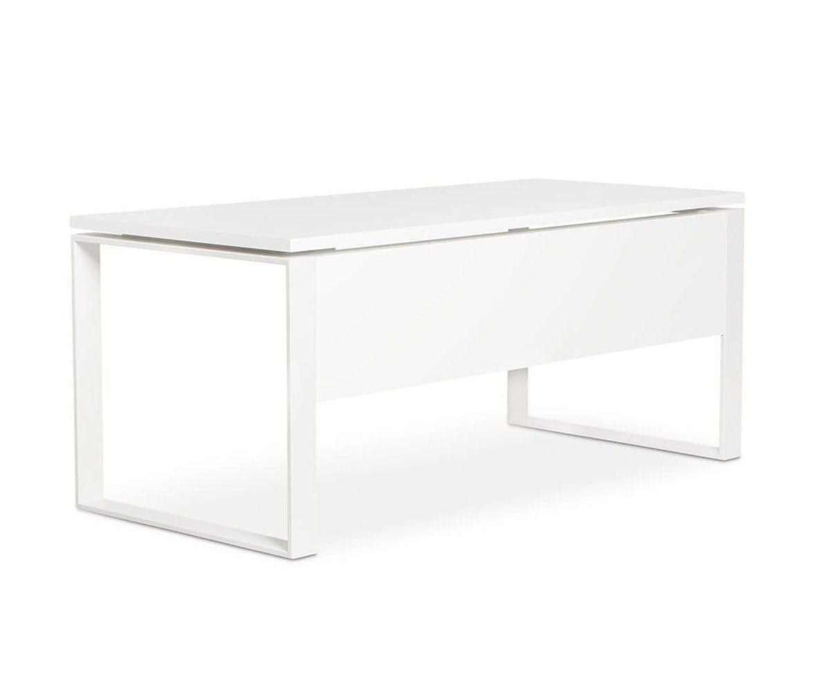 Modern White Gammel 67 Desk - Stylish Home Office & Study Desk for Small Spaces