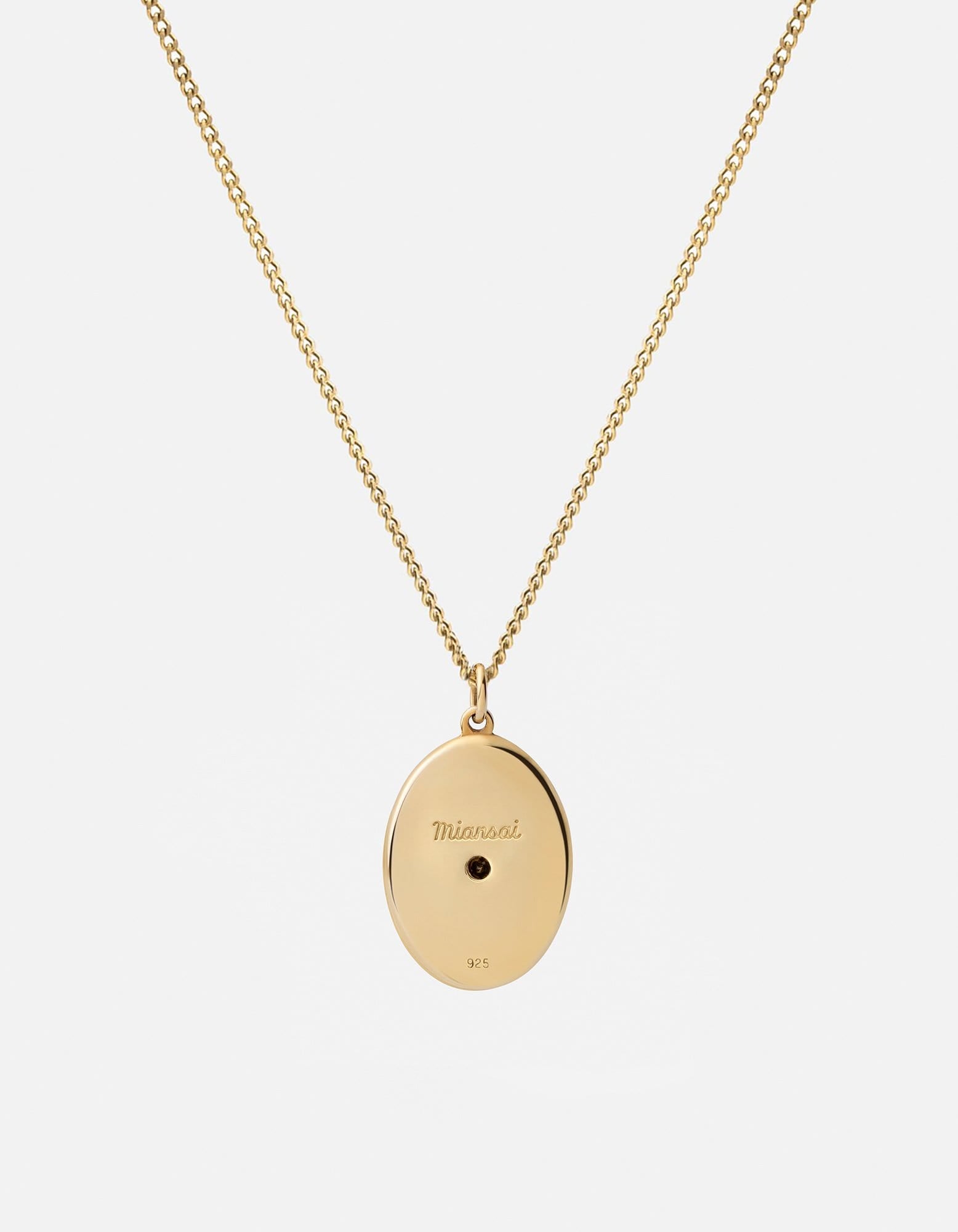 Argyle Sapphire Necklace - 14K Gold Vermeil Pendant with Gray Sapphire Stone | Elegant Jewelry Gift for Women, Perfect for Weddings, Anniversaries & Special Occasions