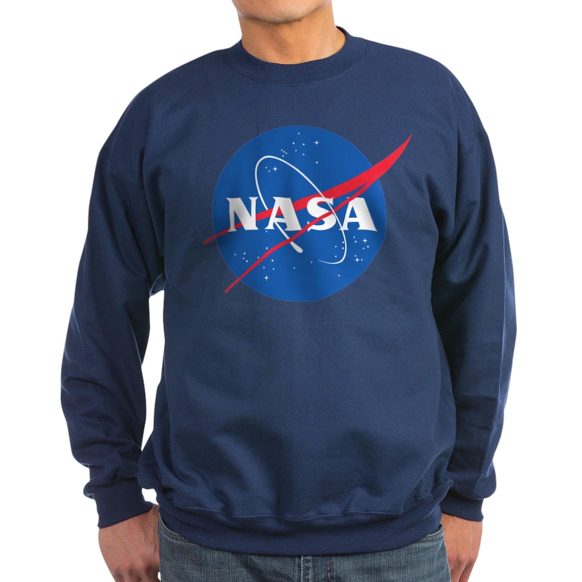 NASA Logo Sweatshirt - Classic Crew Neck Pullover for Men & Women | Space Enthusiast Gift, Astronaut Fan Apparel, Casual Wear & Lounge Outfit