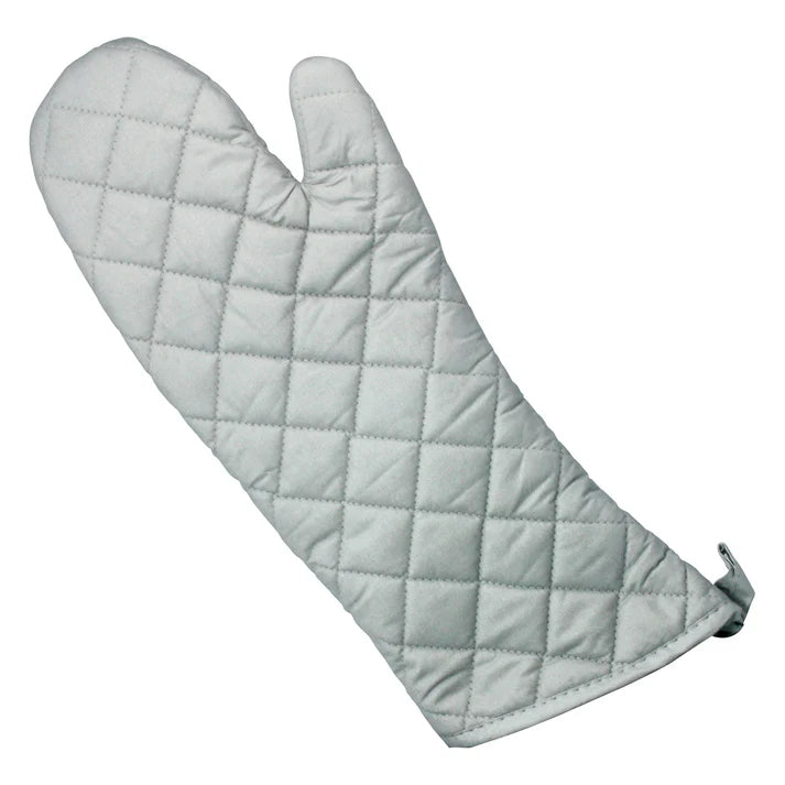 Winco 17 Silicone Coated Oven Mitts - Heat Resistant Kitchen Gloves for Baking, Grilling & Cooking - Perfect for BBQ, Baking & Kitchen Safety (OMS 17)