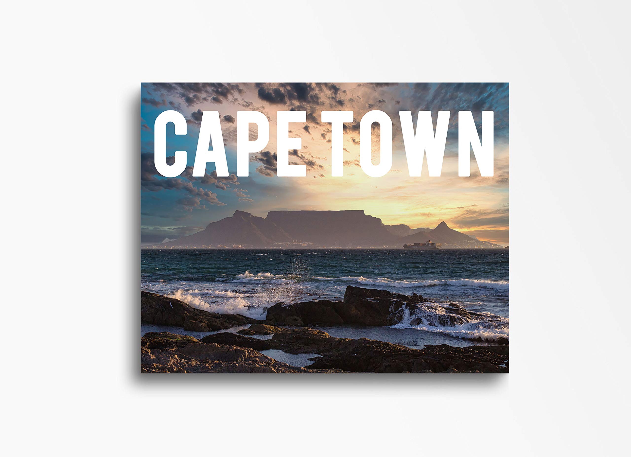 Cape Town Skyline Canvas Wall Art - 30x40 Inch Downtown Cityscape Print, Ready to Hang Home Decor for Living Room, Bedroom, Office & Kitchen | Perfect for Modern Interior Design & Gift Giving